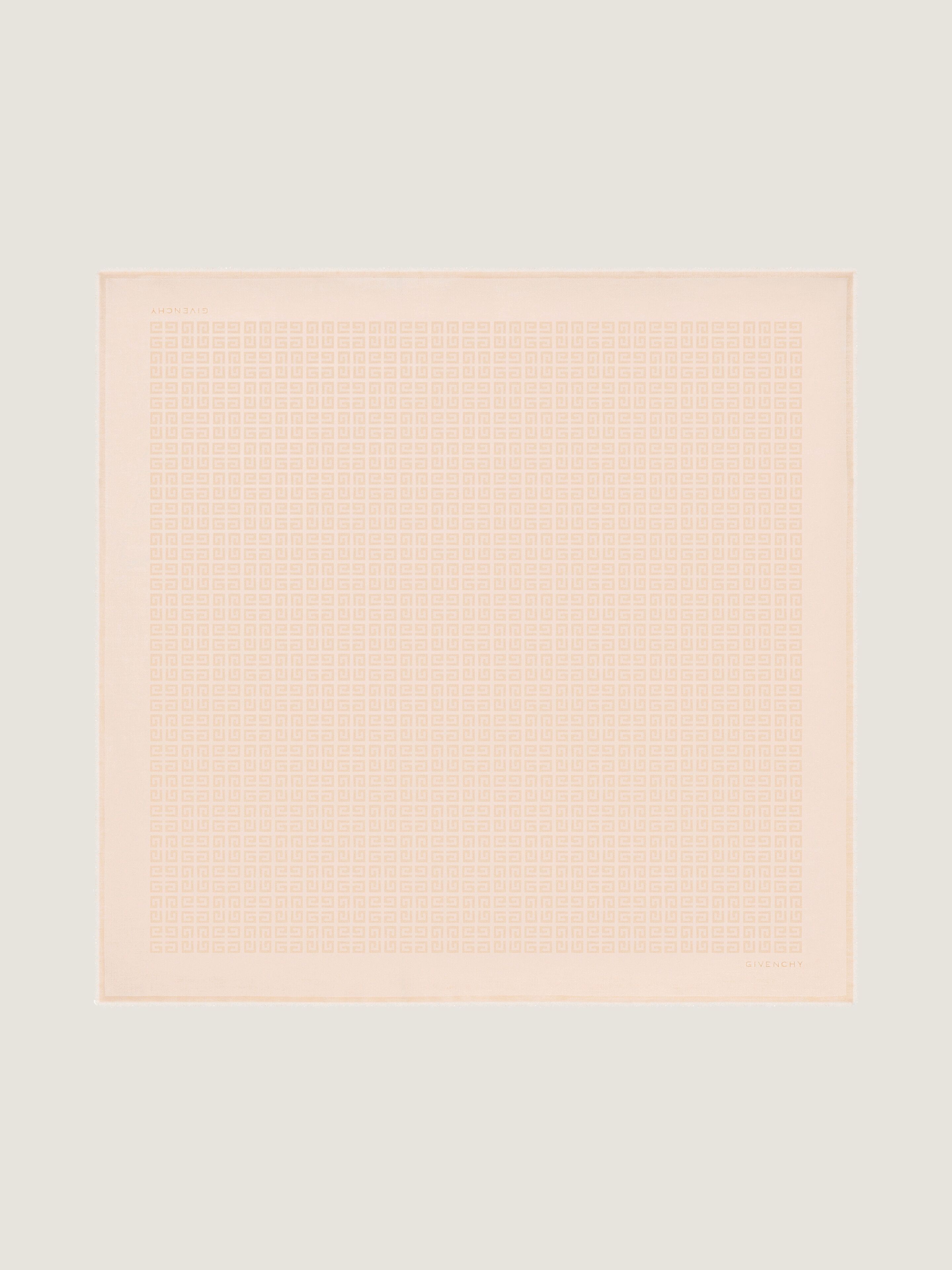 4G shawl in silk and wool with lurex